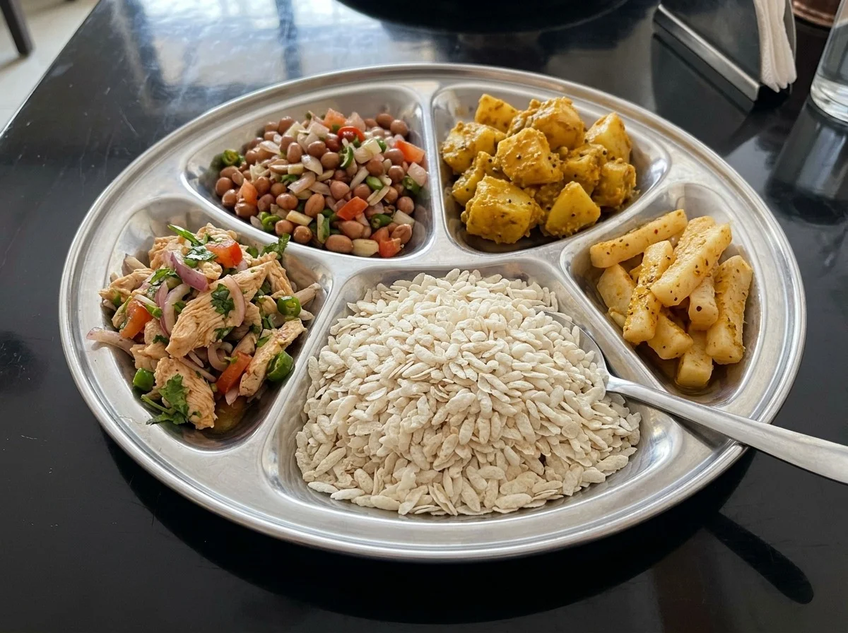 Chicken Khaja Set (Traditional Nepali Meal Platter)
